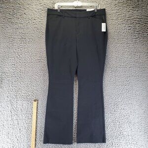 Old Navy Pants Womens 14 Black High-Rise Pixie Flare Full-Length *NWT*
